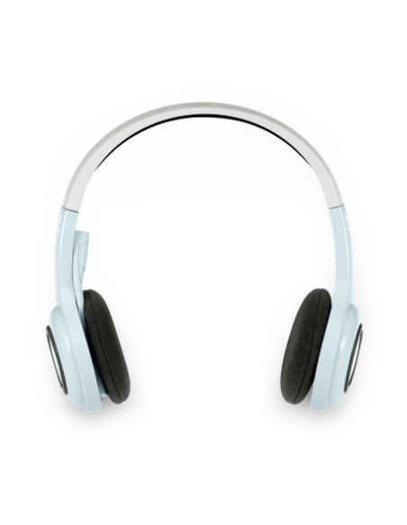 Logitech Wireless Headset for iPad Auricolare A Padiglione Musica e Chiamate Bluetooth Blu, Bianco