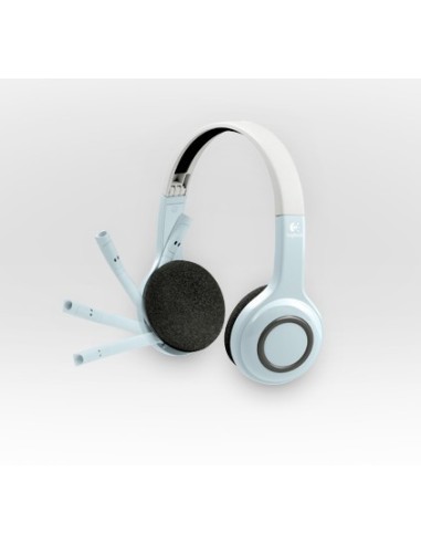 Logitech Wireless Headset for iPad Auricolare A Padiglione Musica e Chiamate Bluetooth Blu, Bianco