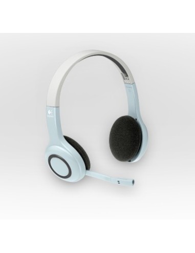 Logitech Wireless Headset for iPad Auricolare A Padiglione Musica e Chiamate Bluetooth Blu, Bianco
