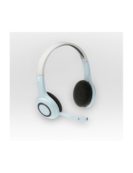 Logitech Wireless Headset for iPad Auricolare A Padiglione Musica e Chiamate Bluetooth Blu, Bianco