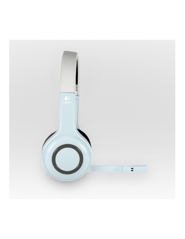 Logitech Wireless Headset for iPad Auricolare A Padiglione Musica e Chiamate Bluetooth Blu, Bianco