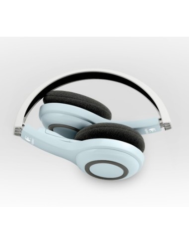 Logitech Wireless Headset for iPad Auricolare A Padiglione Musica e Chiamate Bluetooth Blu, Bianco