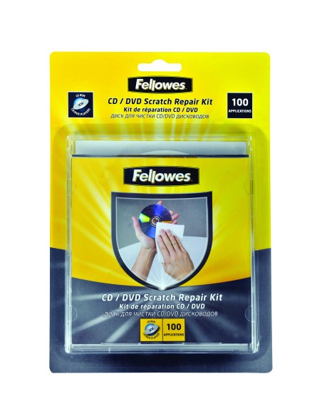 Fellowes 99763 kit per la pulizia CD's DVD's