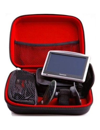TomTom Travel Case Nero, Rosso