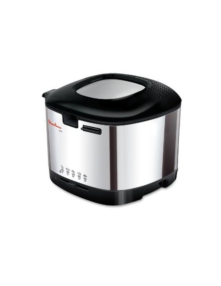 Moulinex Uno metal Singolo Indipendente 1600 W Nero, Acciaio inossidabile