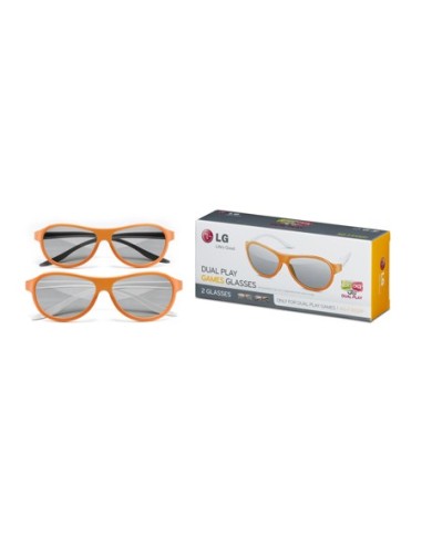 LG AG-F310DP occhiale 3D stereoscopico Arancione 2 pz