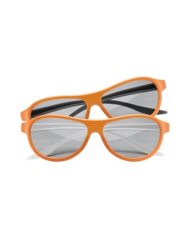 LG AG-F310DP occhiale 3D stereoscopico Arancione 2 pz