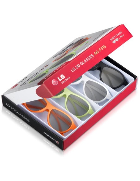 LG AG-F315 occhiale 3D stereoscopico Multicolore