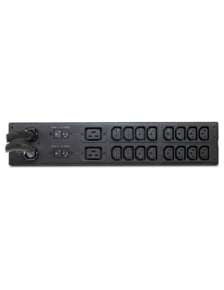 APC Rack ATS, 230V, 32A, IEC309 in, (16)C13 (2)C19 out unità di distribuzione dell'energia (PDU) Nero