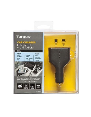 Targus Car Charger for Laptop & USB Tablet