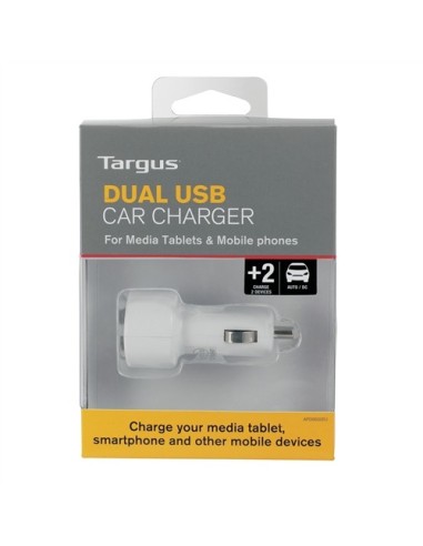 Targus Dual USB Car Charger For Media Tablets & Mobile Phones