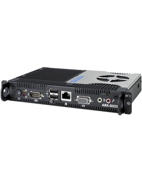 Advantech ARK-DS220F-D6A1E thin client 1,8 GHz 1,5 kg Nero D525