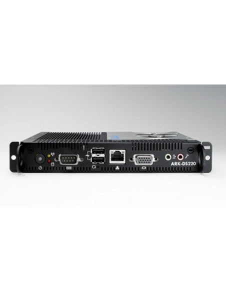 Advantech ARK-DS220F-D6A1E thin client 1,8 GHz 1,5 kg Nero D525