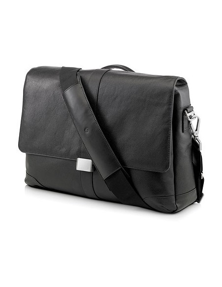 HP Elite Leather Messenger borsa per notebook 39,6 cm (15.6") Borsa da corriere Nero