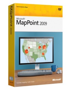 Microsoft MapPoint 2009, Lic SA Pack OLP NL, Single Multilingua