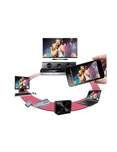 LG BB5521A altoparlante soundbar Argento 5.0 canali 430 W