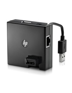 HP LAN & USB Travel Hub Nero