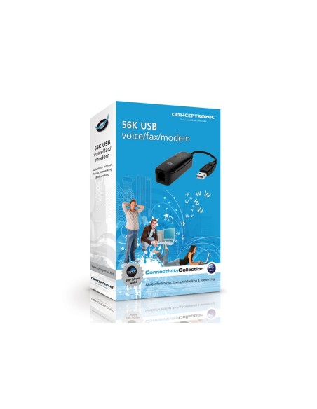 Conceptronic 56kbps USB voice fax modem