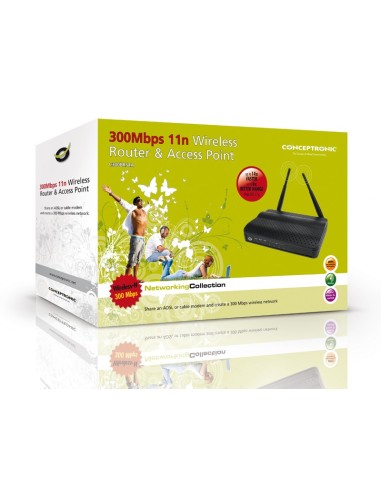 Conceptronic 300Mbps 11n Wireless Router & Access Point