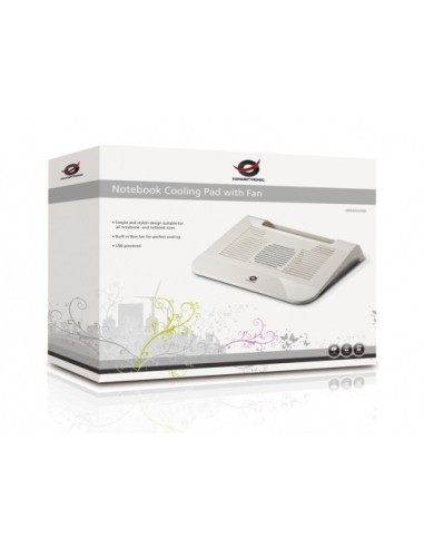 Conceptronic CNBCOOLPAD base di raffreddamento per notebook 43,2 cm (17") Bianco