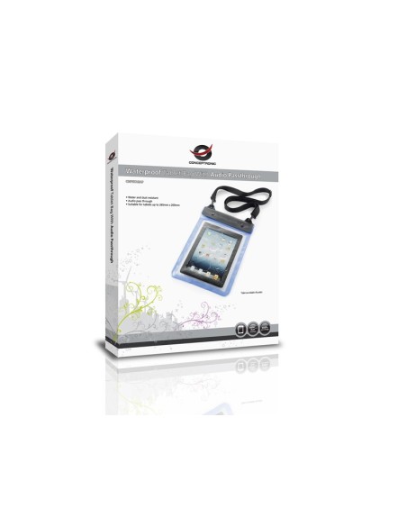 Conceptronic CWPBTABAP custodia per tablet 25,4 cm (10") Custodia a sacchetto Blu, Trasparente
