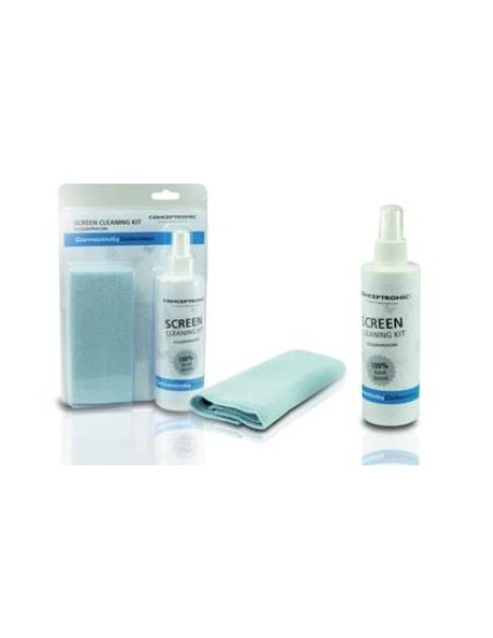 Conceptronic CCLSCRSPRAY240 kit per la pulizia LCD TFT Plasma Spray per la pulizia dell'apparecchiatura