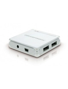Conceptronic C7USB2W hub di interfaccia 480 Mbit s Bianco