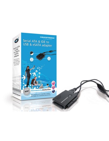 Conceptronic Serial ATA & IDE to USB & eSATA adapter