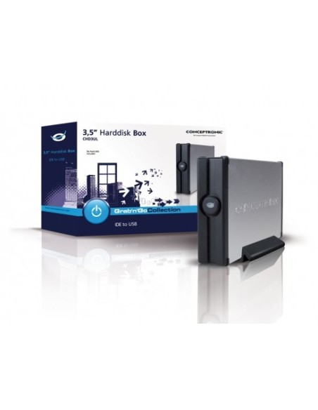 Conceptronic CHD3UL contenitore di unità di archiviazione Argento 3.5"