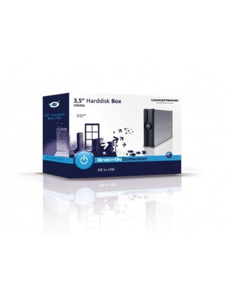 Conceptronic CHD3UL contenitore di unità di archiviazione Argento 3.5"