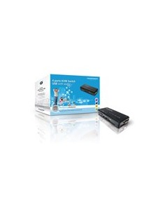 Conceptronic 4 ports USB KVM Switch with audio