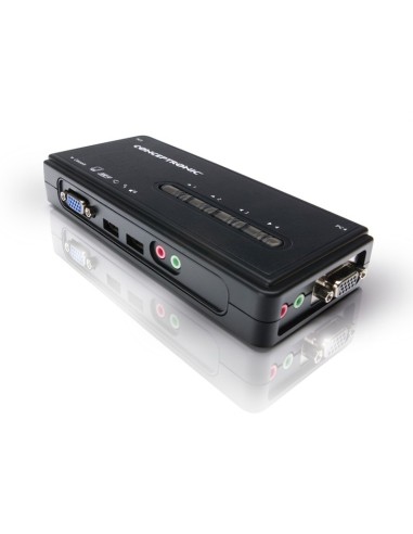 Conceptronic 4 ports USB KVM Switch with audio