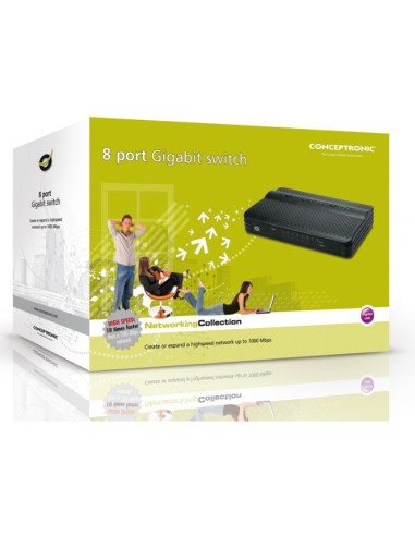Conceptronic 8 port Gigabit switch