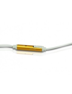 Conceptronic CINEARPRO cuffia e auricolare Cablato In-ear Musica e Chiamate Oro, Bianco 2