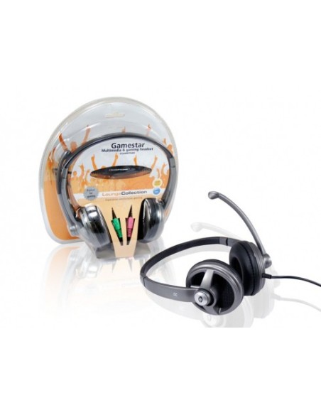 Conceptronic CGAMESTAR2 cuffia e auricolare Cablato A Padiglione Giocare Grigio