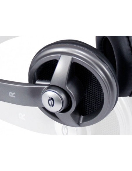 Conceptronic CGAMESTAR2 cuffia e auricolare Cablato A Padiglione Giocare Grigio