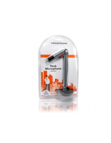 Conceptronic CMICDESK microfono Grigio Microfono per PC