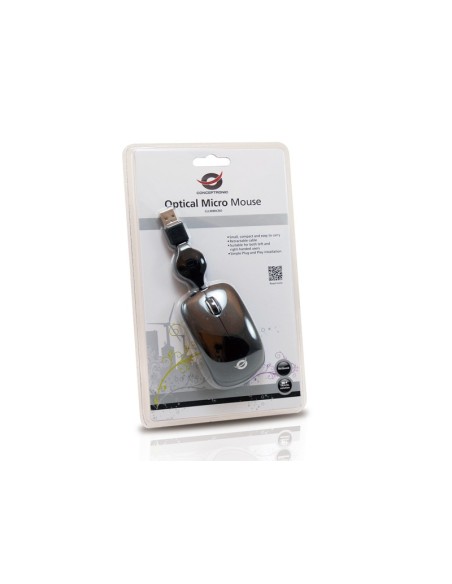 Conceptronic CLLMMICRO mouse Ambidestro USB tipo A Ottico 800 DPI
