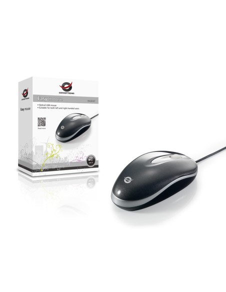 Conceptronic CLLMEASY mouse Ambidestro USB tipo A Ottico 800 DPI