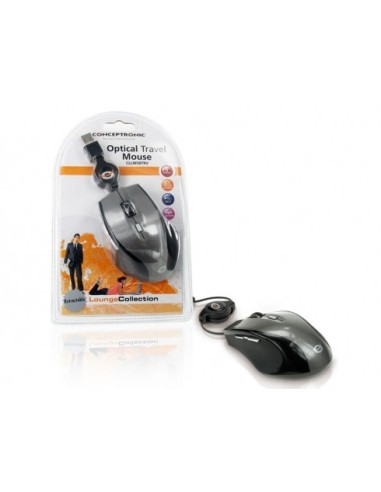 Conceptronic CLLM5BTRV mouse Mano destra USB tipo A Ottico 1600 DPI