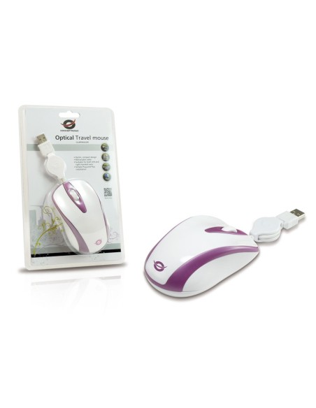 Conceptronic CLLMTRAVCOPI mouse Ambidestro USB tipo A Ottico 800 DPI