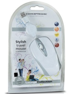 Conceptronic CLLMTRAVCOSI mouse USB tipo A Ottico 800 DPI 2