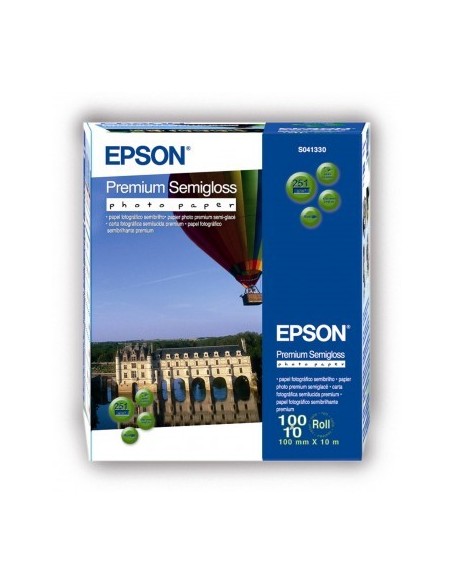 Epson Premium Semigloss Photo Paper Roll, 100mm x 10m, 251g m²