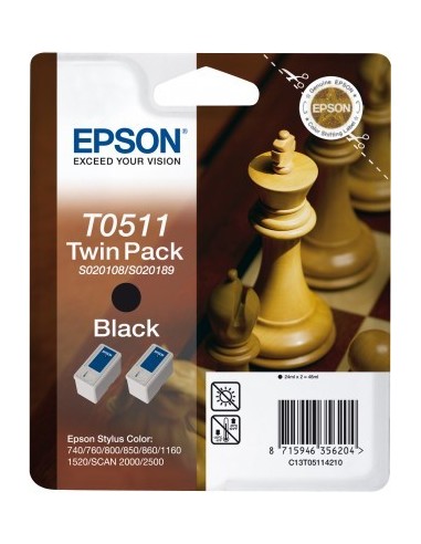 Epson Chess Twinpack Nero