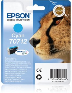 Epson Cheetah Cartuccia di inchiostro Cyan T0712 DURABrite Ultra Ink