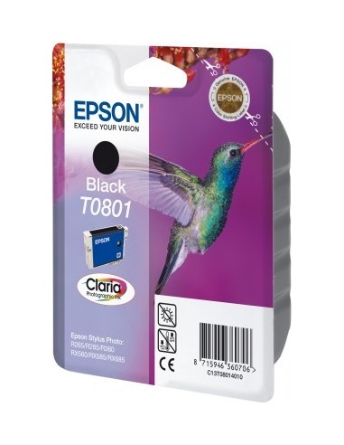 Epson Hummingbird Cartuccia di inchiostro Black T0801 Claria Photographic Ink