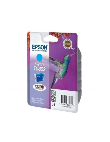 Epson Hummingbird Cartuccia di inchiostro Cyan T0802 Claria Photographic Ink