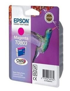 Epson Hummingbird Cartuccia di inchiostro Magenta T0803 Claria Photographic Ink 2