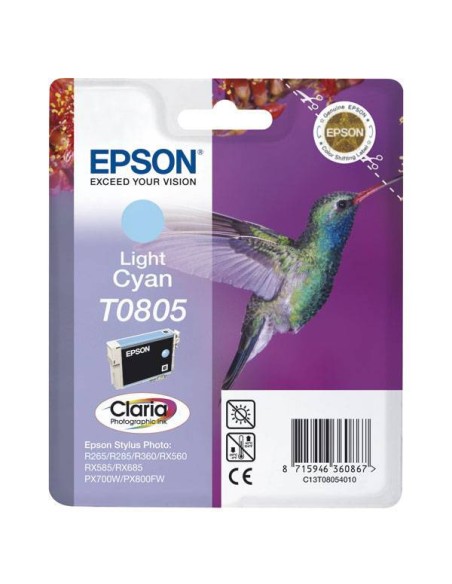 Epson Hummingbird Cartuccia di inchiostro Light Cyan T0805 Claria Photographic Ink