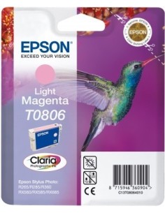 Epson Hummingbird Cartuccia di inchiostro Light Magenta T0806 Claria Photographic Ink